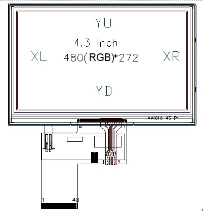 TFT LCD Module PT0434827T-J0 SERIES